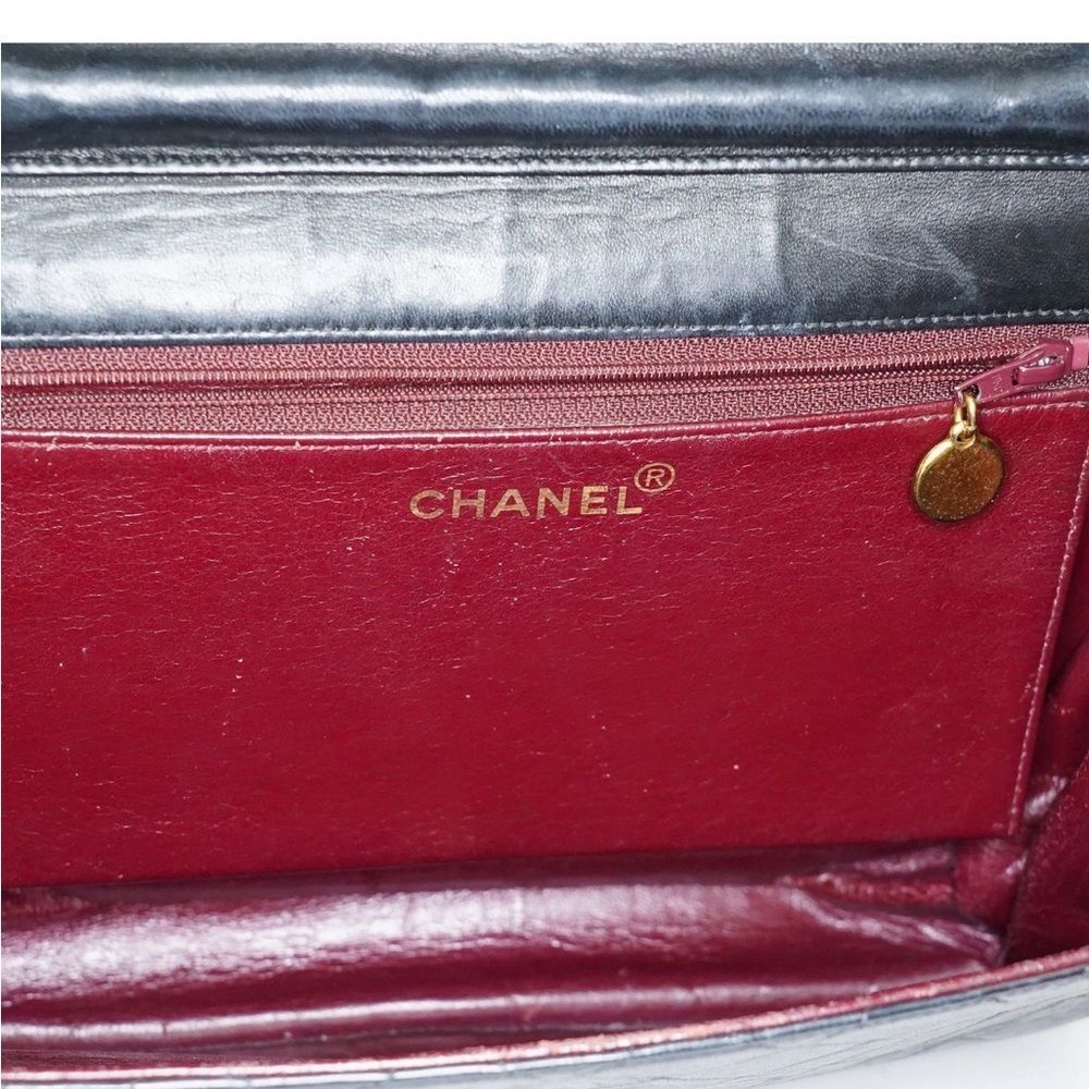 ✅AUTHENTIC✅CHANEL LAMBSKIN QUILTED BAG - Picture 10 of 17